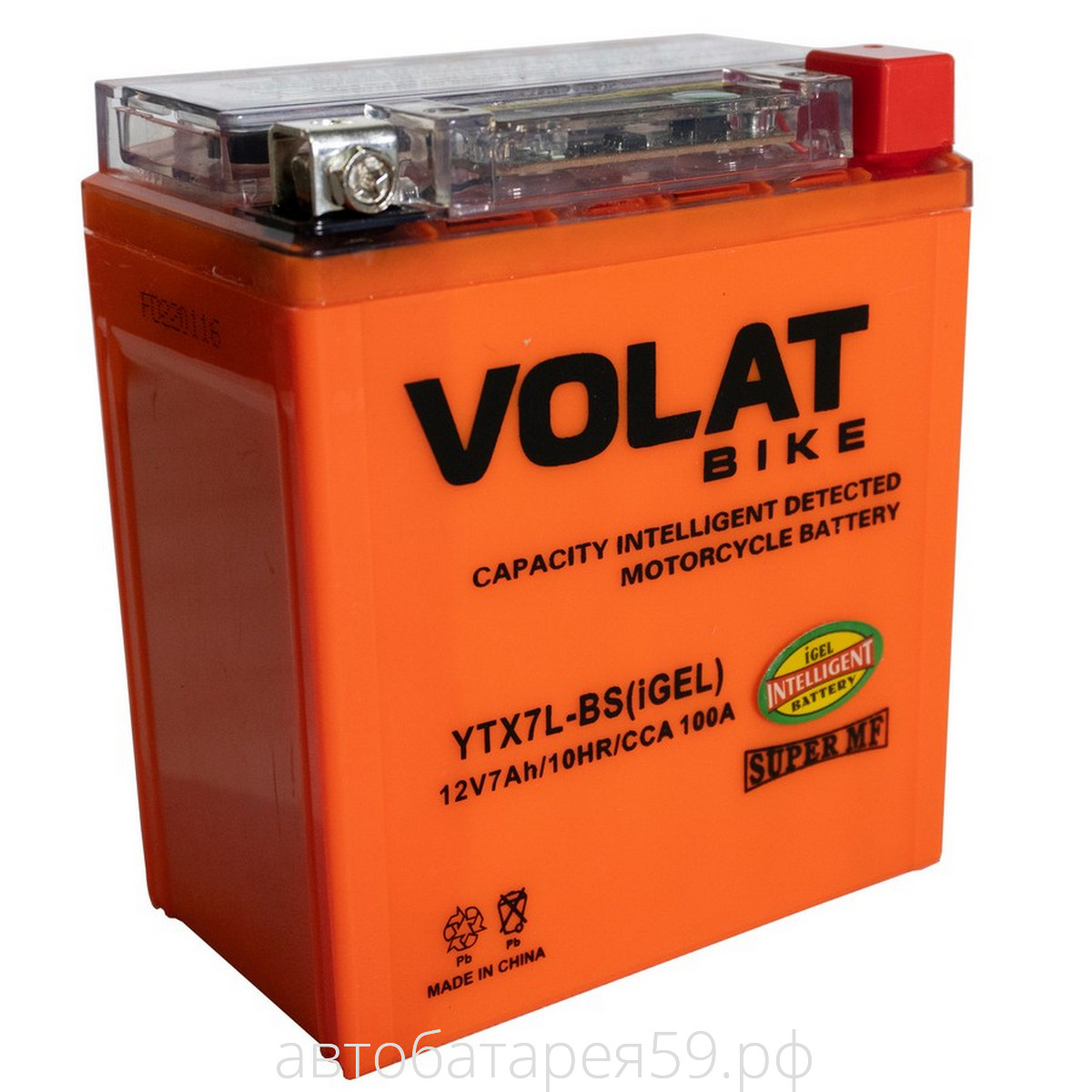 аккумулятор volat gel  ct 1207.1