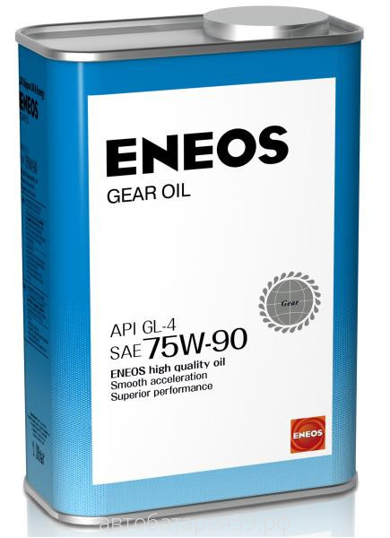 масло eneos gear трансмиссионное  gl-4 75w-90 1л