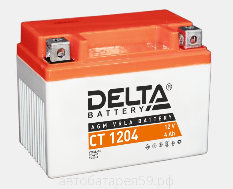 аккумулятор delta ct 1204 