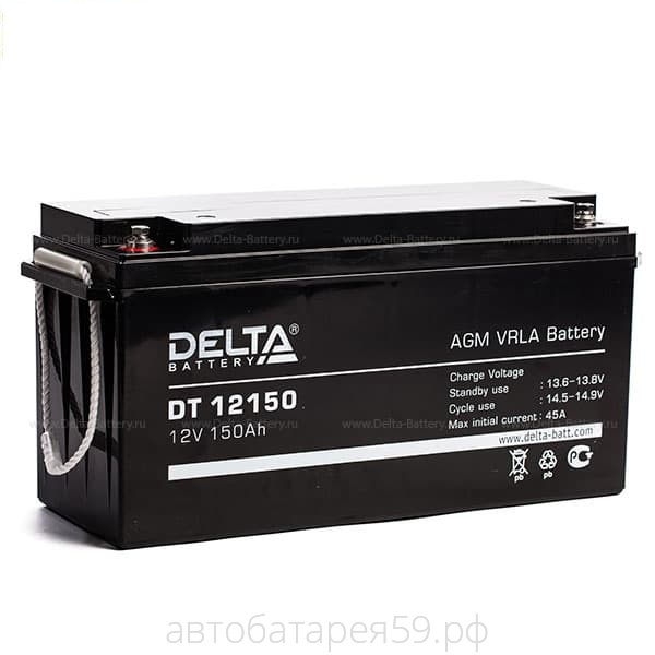 аккумулятор delta dt 12150