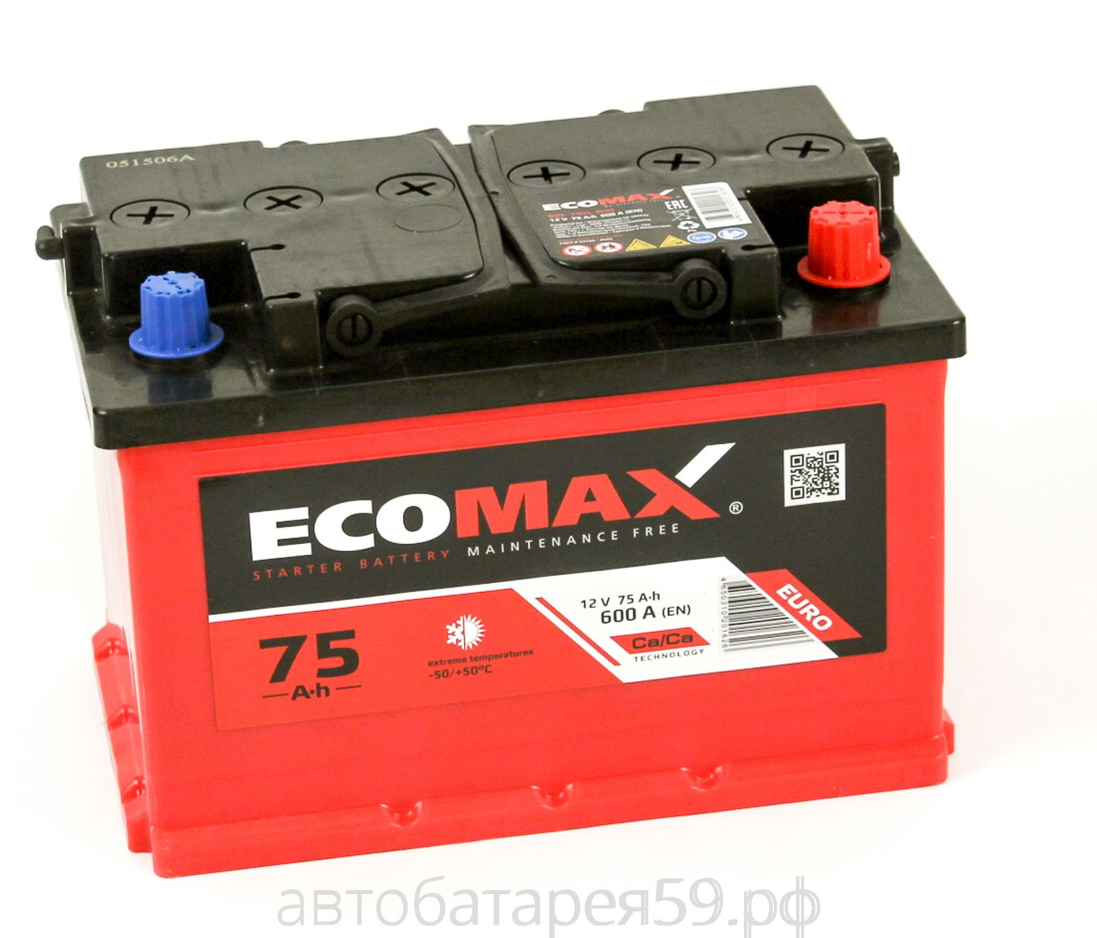 аккумулятор ecomax 75 о.п.