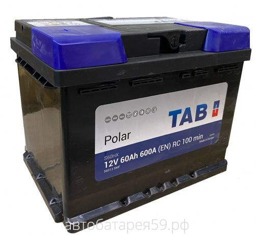 аккумулятор tab polar 60 о.п. 56008