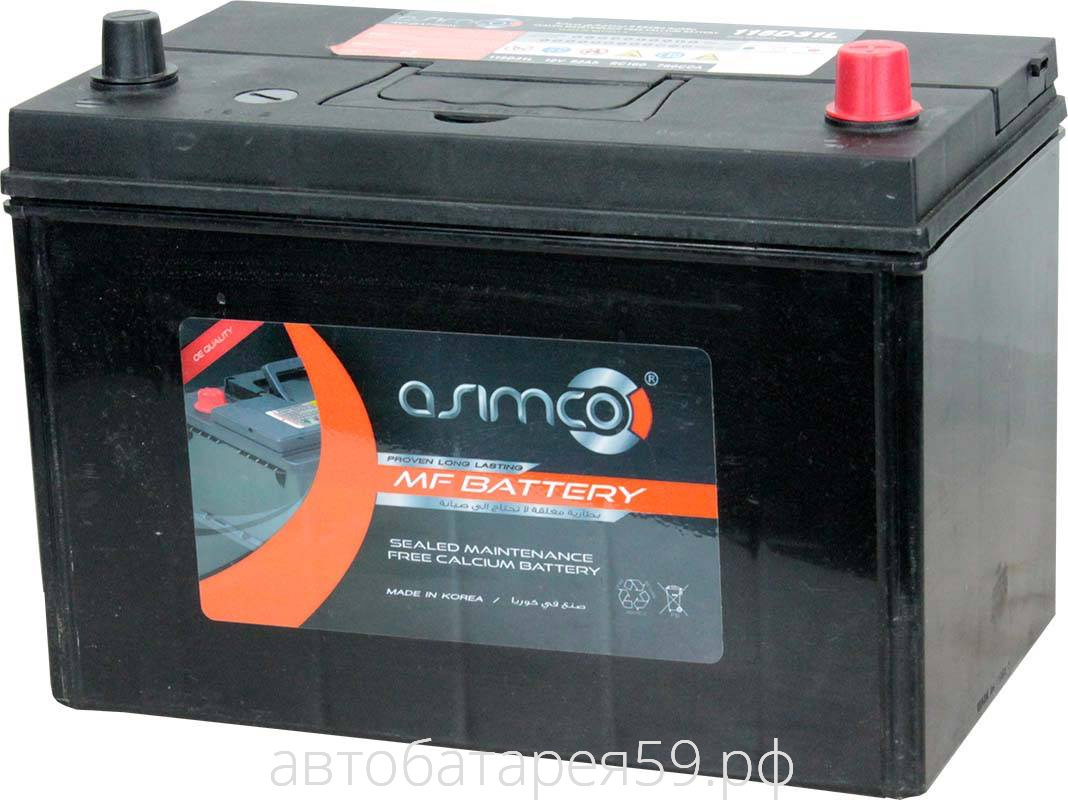 аккумулятор asimco 95 о.п.125d31l  азия  