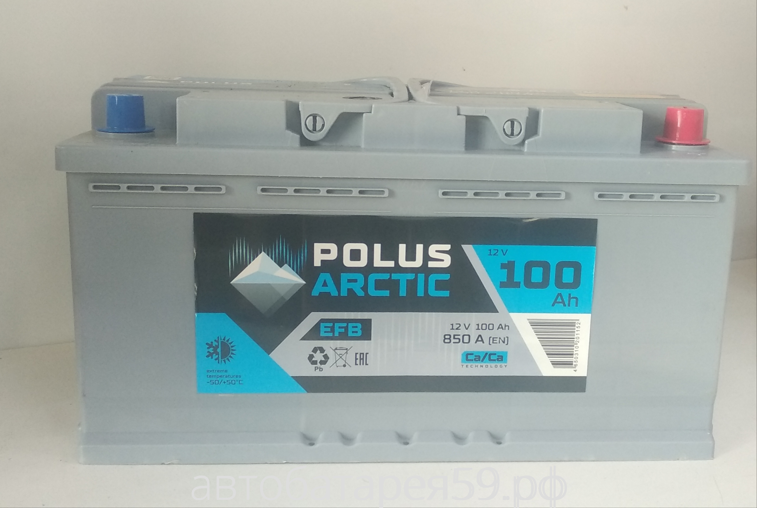 аккумулятор polus arctic efb 100 о.п