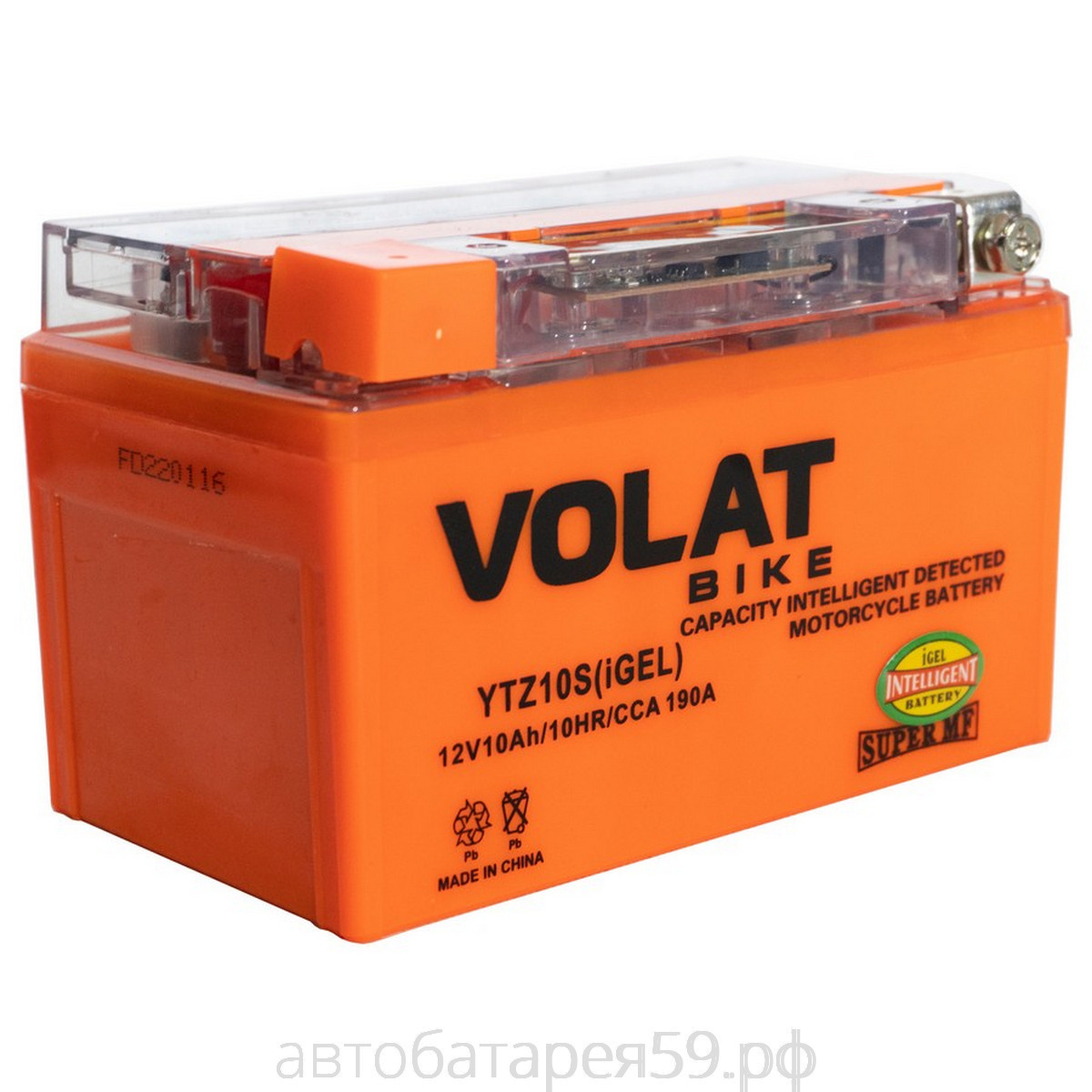 аккумулятор volat gel ct 1210.1