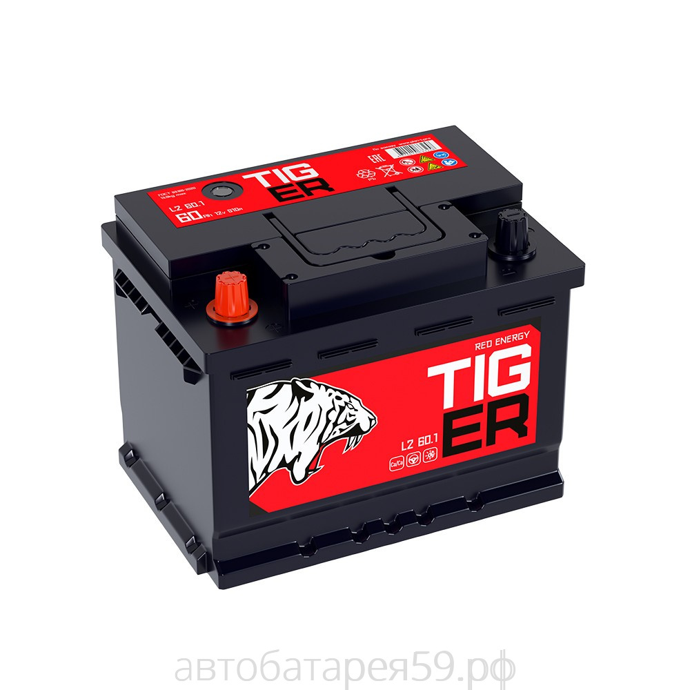 аккумулятор tiger 60 п.п.