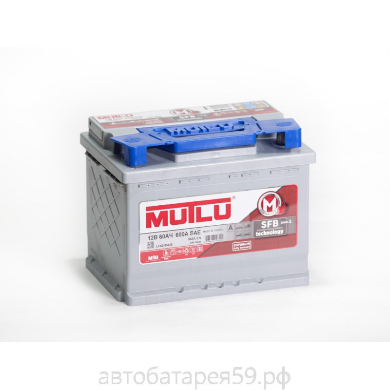 аккумулятор mutlu sfb m3 60 о.п. smf56081