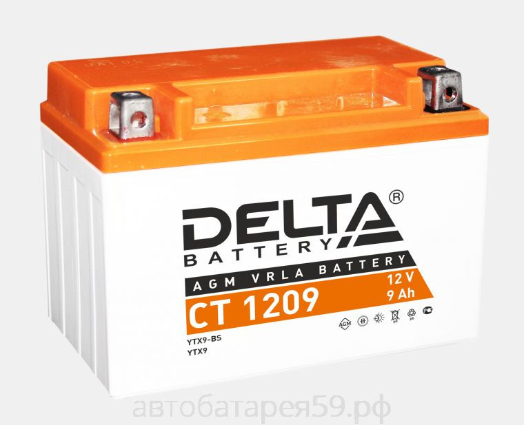 аккумулятор delta ct 1209