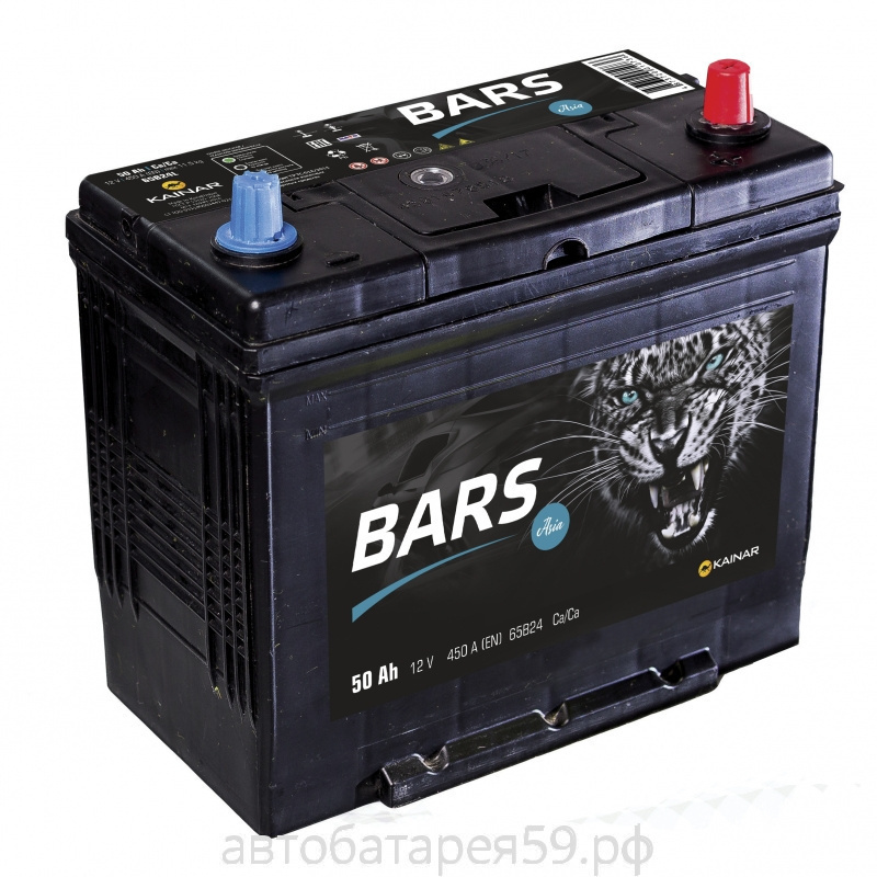 аккумулятор bars 50 о.п. азия