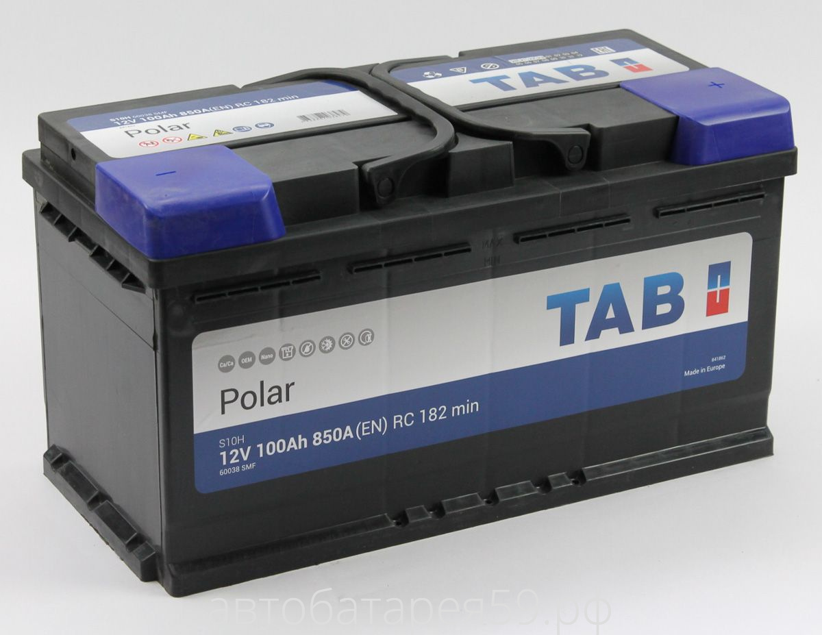 аккумулятор tab polar 100 о.п. 60038