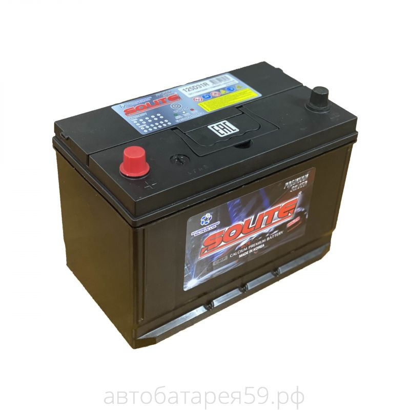 аккумуляторная батарея solite 125d31r 110 п.п. азия