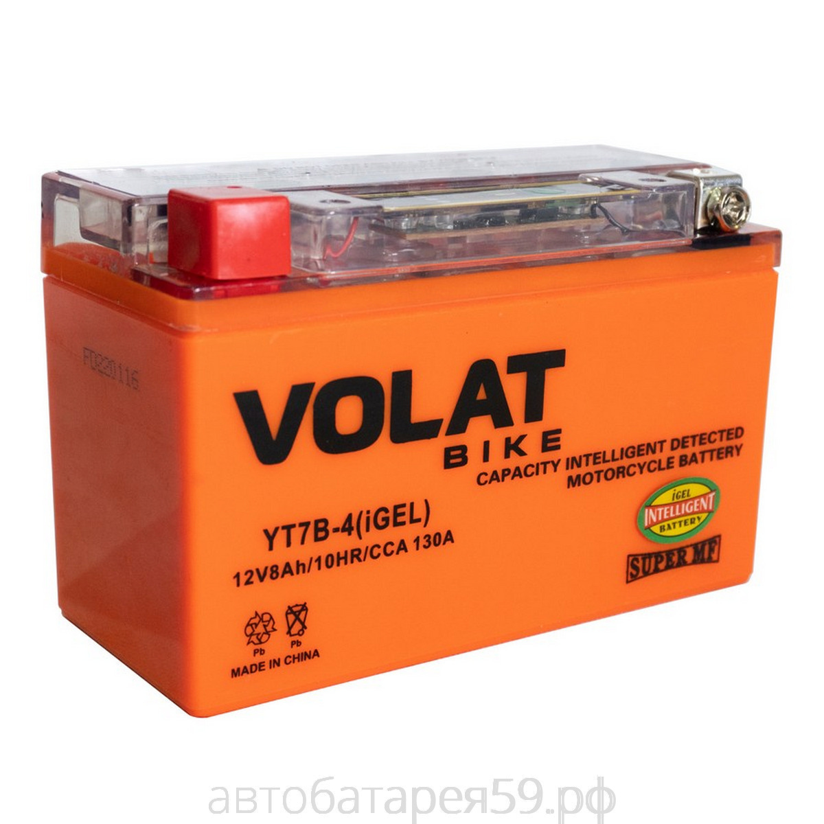 аккумулятор volat gel ct 1208