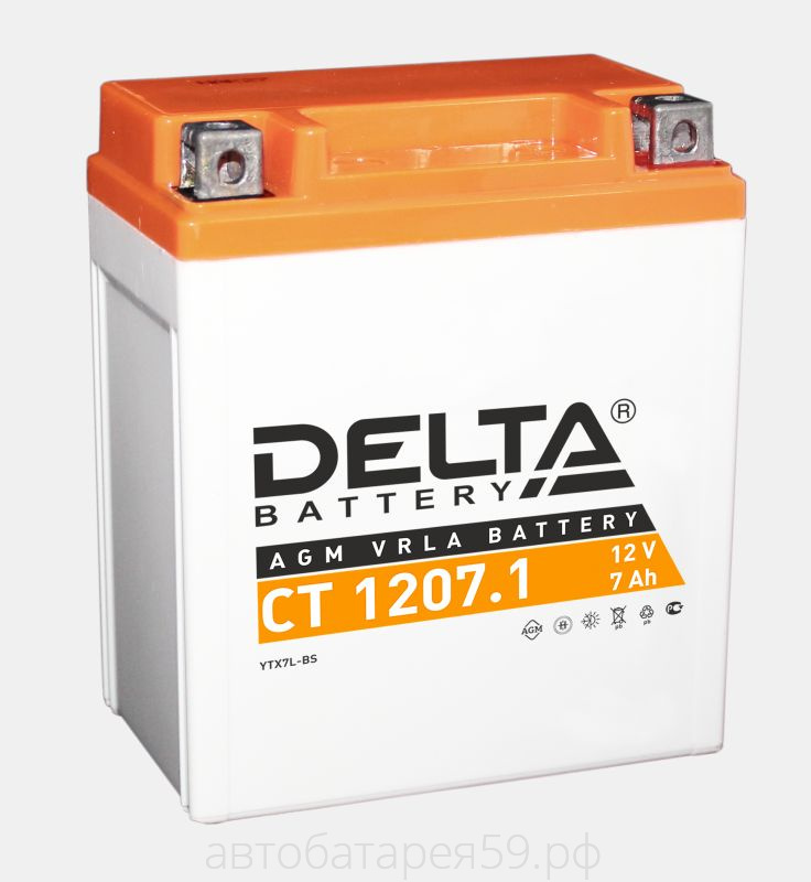 аккумулятор delta ct 1207.1