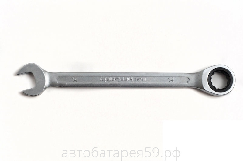 ключ трещеточный 14мм (холодный штамп) cr-v 75714
