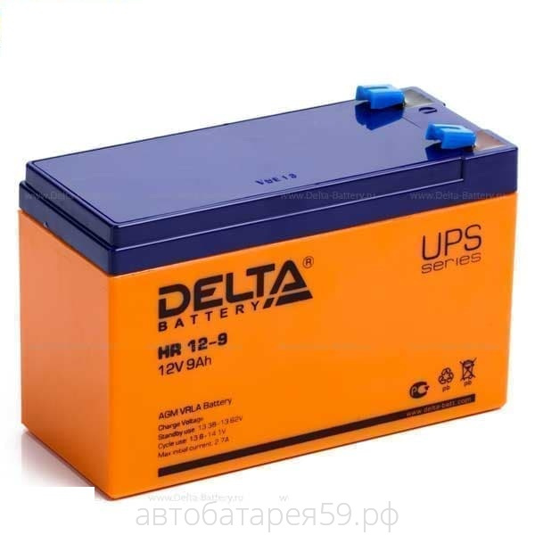 аккумулятор delta hr 12-9 