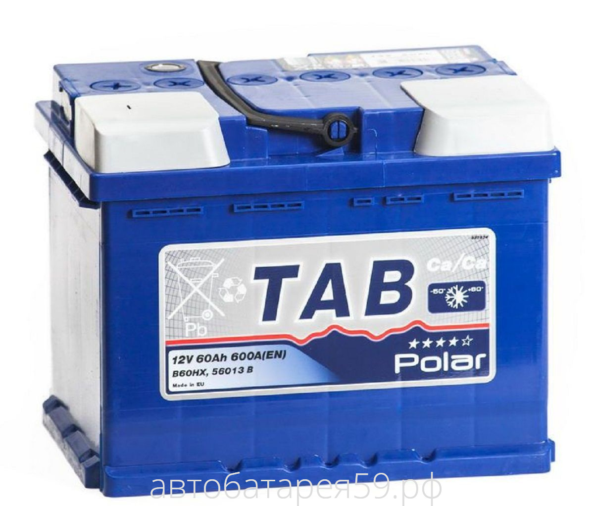 аккумулятор tab polar 60 п.п. 56013b