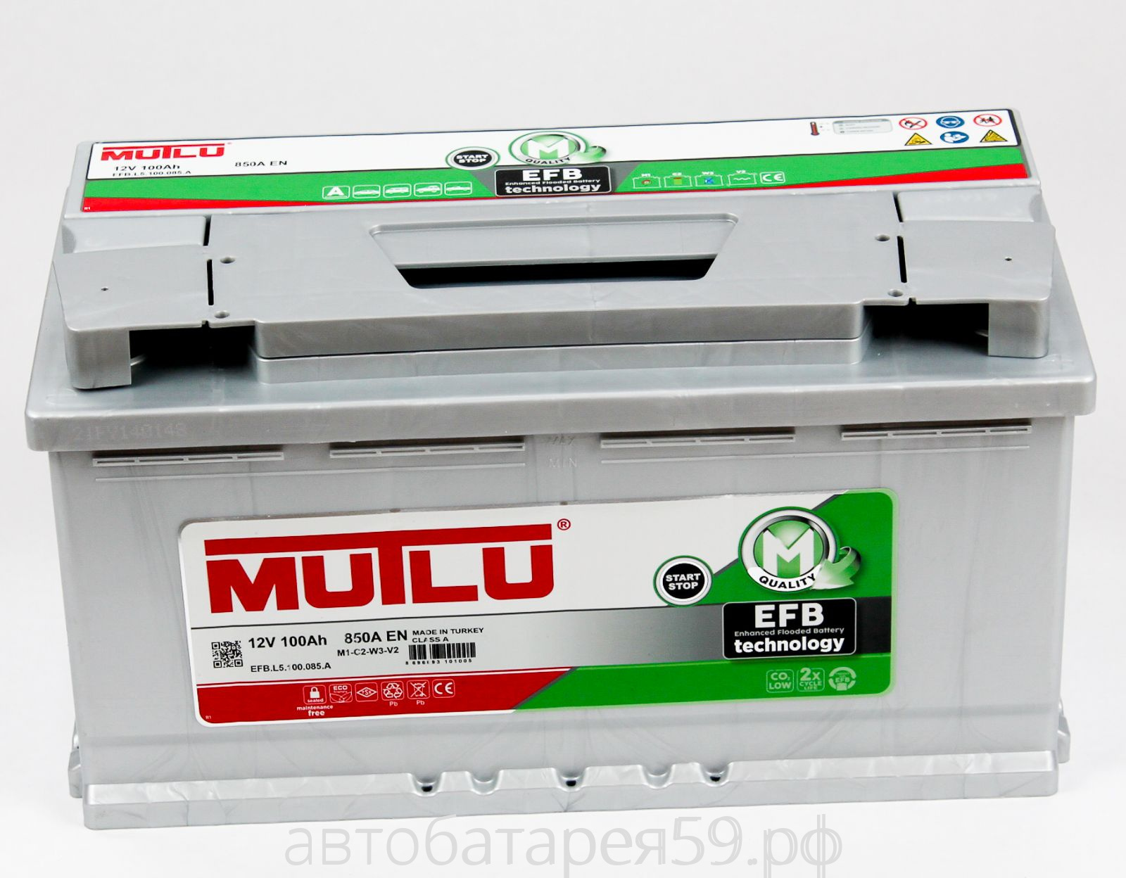 аккумулятор mutlu efb 100 о.п.