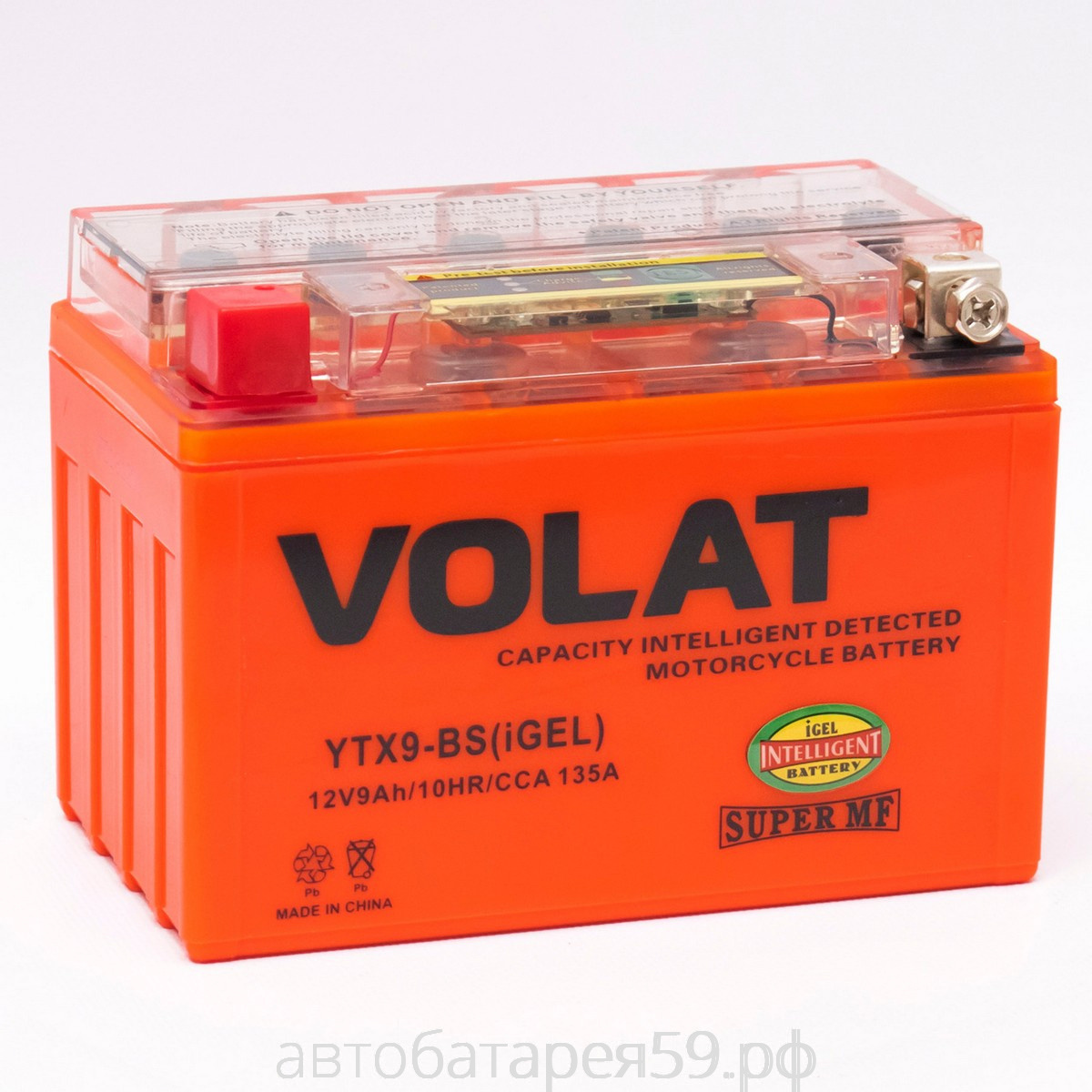 аккумулятор volat gel ct 1209